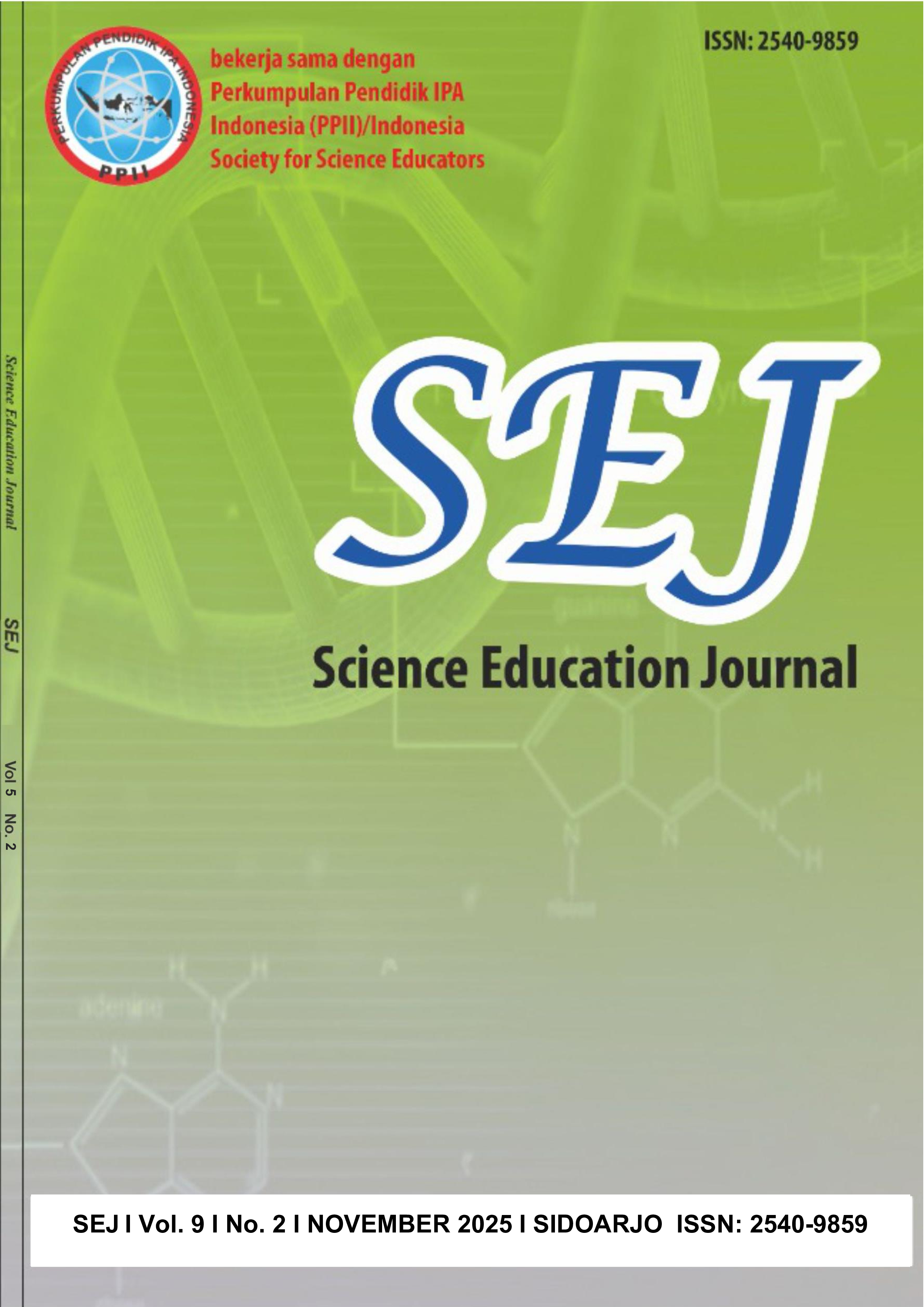 Cover Science Education Journal (SEJ)